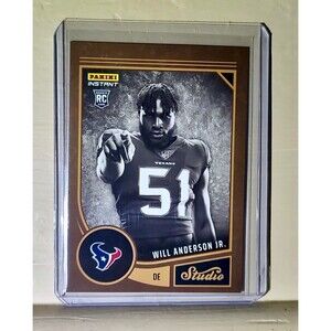 Will Anderson Jr. 2023 Panini NFL Studio Rookies #29 Rookie Card 1/370